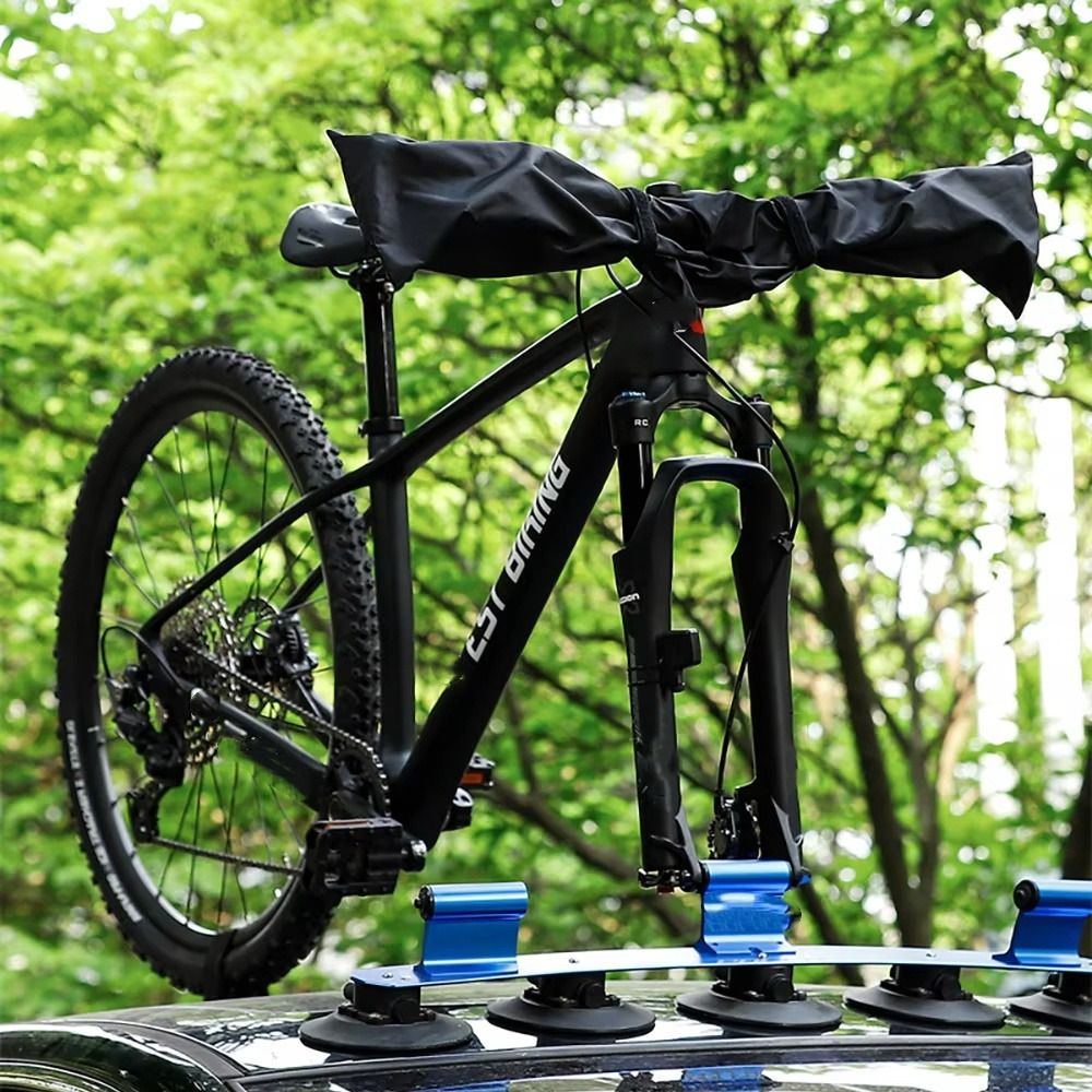 Mountain Biking Protective Gear - Wasserdichter Fahrradlenker-Schutz mit Doppelriemen, Schwarze Staubdichte