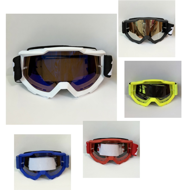Mountain Biking Glasses - Robuste Motocross-Rennbrille, winddicht, staubdicht, sanddicht, Motorradbrille