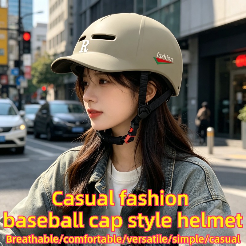 Mountain Biking Hat - Baseballmützen-Stil Sonnenschutz-Helm für Erwachsene, Mountainbike- und