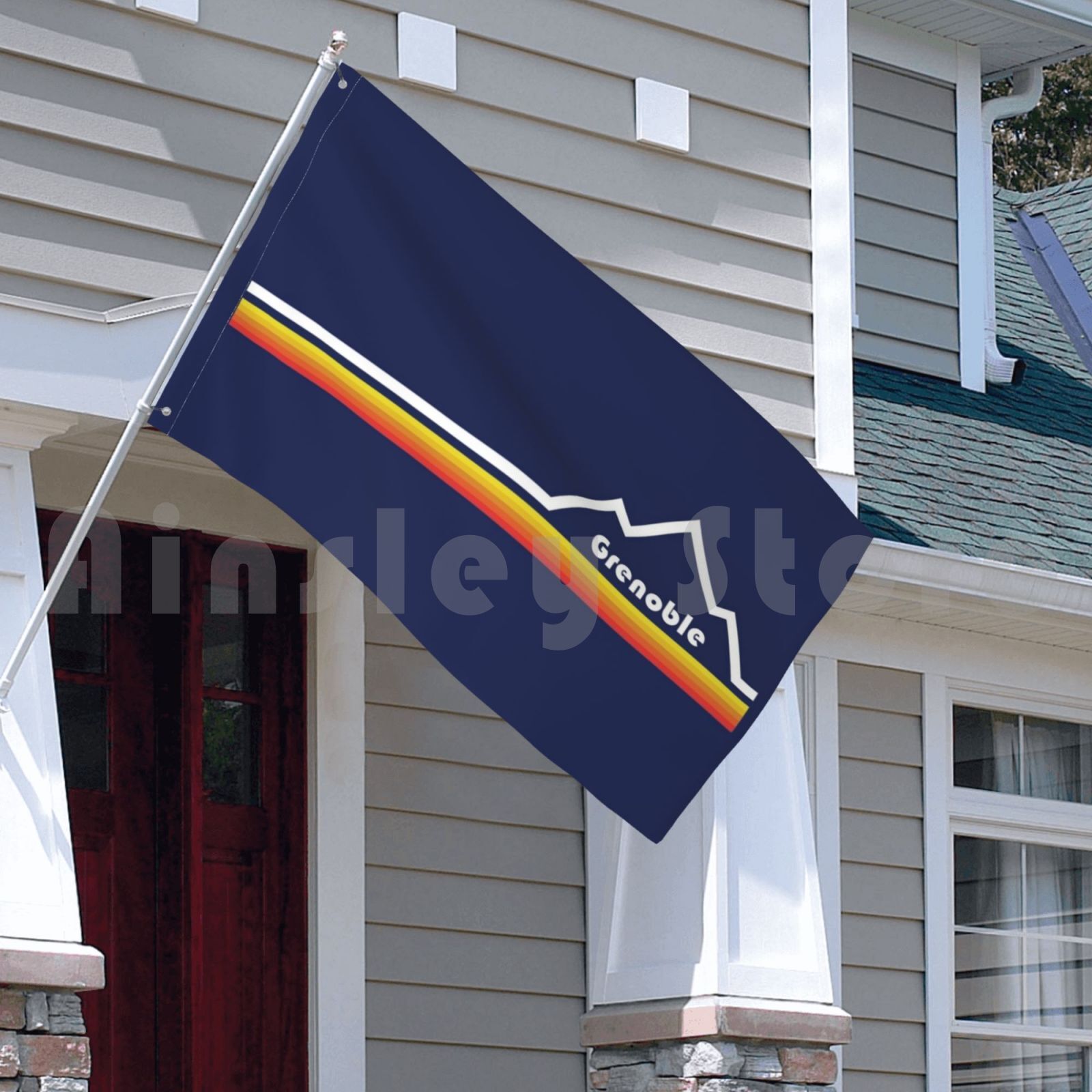 Grenoble, Frankreich-Flagge, A – Mountain Biking France Bewertung und Preis