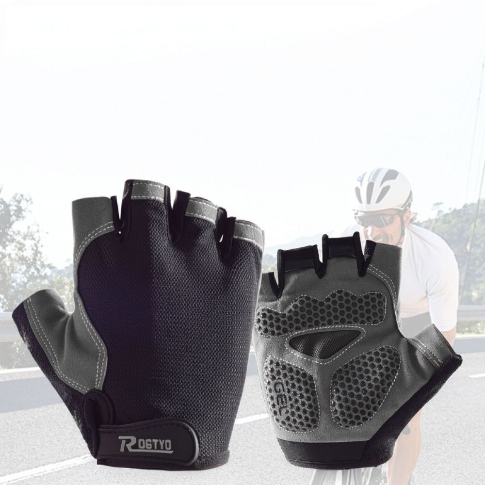 Stoßfeste Halbfinger-Fahrradha – Mountain Biking Protective Gear Bewertung und Preis