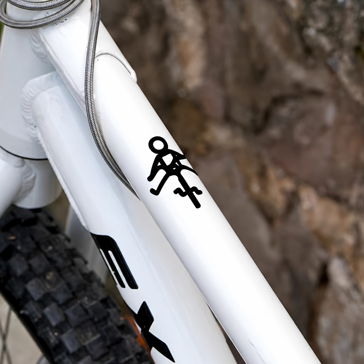 Lustige, einfache Fahrrad-Aufk – Mountain Biking Drawing Bewertung und Preis