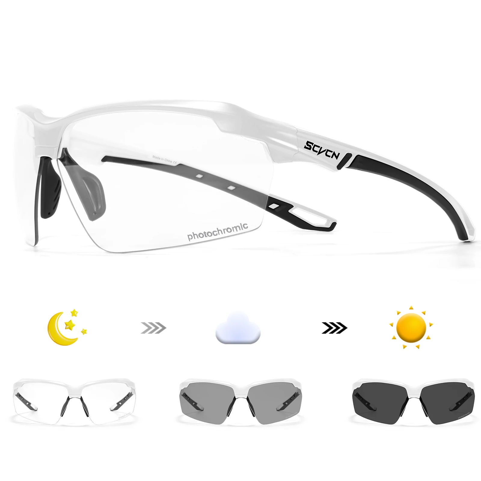 SCVCN Photochrome Radfahren So – Mountain Biking Glasses Bewertung und Preis